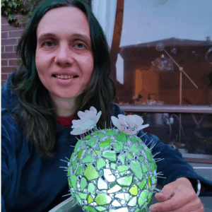 big sea glass cactus