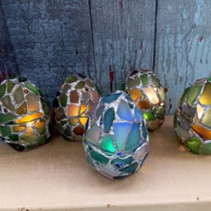 sea glass egg box