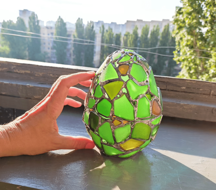 Big seaglass egg box