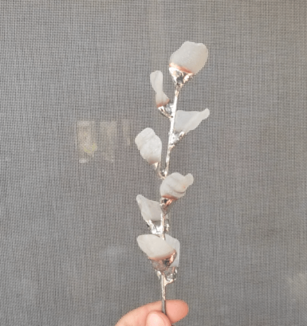 Sea glass hyacinth delfinium, unique beach glass flowers, artificial bouquet - Image 7
