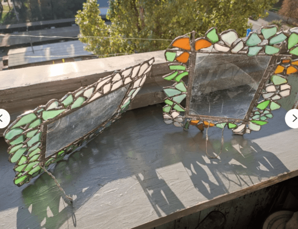 Sea stained glass photo frames, 10*15 cm (6"*4"), made to order, with plastic screen - Image 9