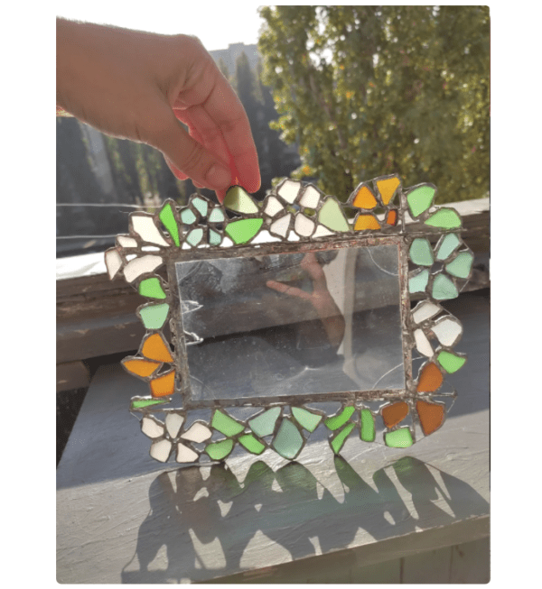 Sea stained glass photo frames, 10*15 cm (6"*4"), made to order, with plastic screen - Image 6