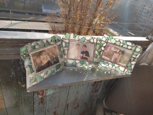 Sea stained glass photo frames, 10*15 cm (6"*4"), made to order, with plastic screen - Image 12