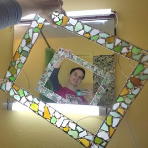 sea glass frame
