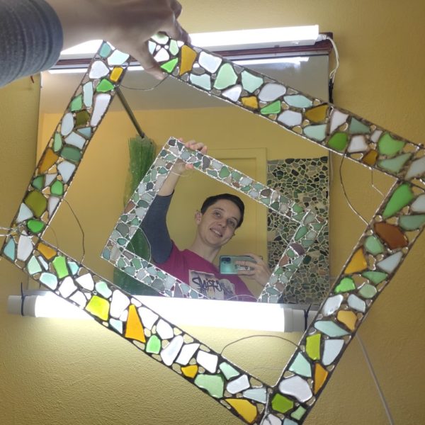 sea glass frame