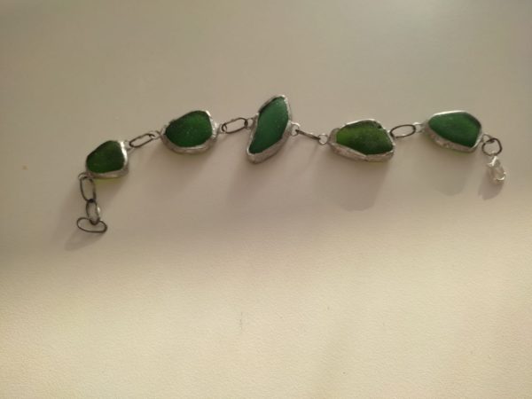 Seaglass bracelets, unique wearable art - Image 15