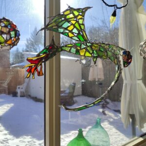 stained glass dragon