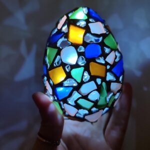 sea glass easter egg