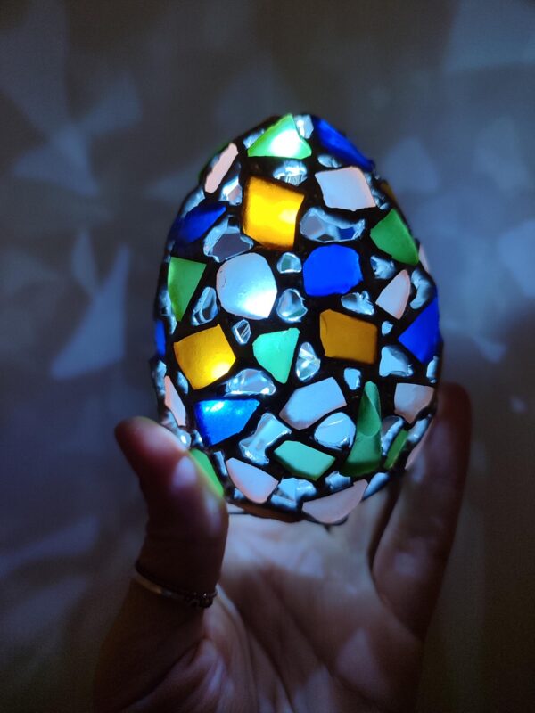 sea glass easter egg