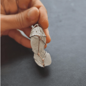 Mature caged penis keychain, bag charm, unique sea glass piece - discreet suggestive adult love fetish gift, gay art, dick