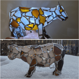 sea glass cow