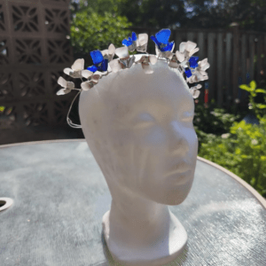 sea glass tiara flower crown