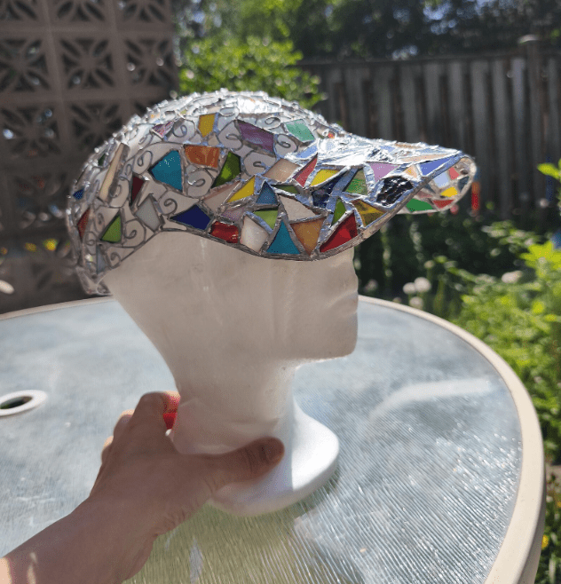 Stained glass decorative hat, baseball cap - Image 17
