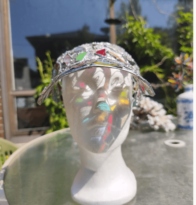 Stained glass decorative hat, baseball cap - Image 14