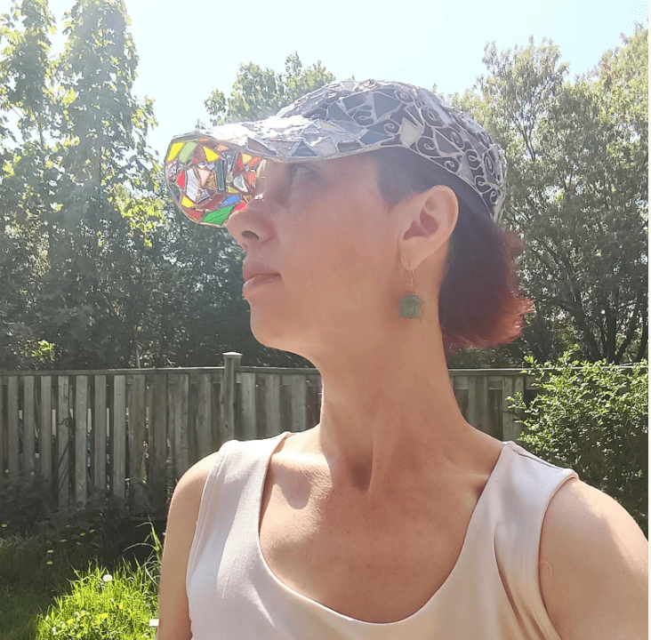 Stained glass decorative hat, baseball cap - Image 12