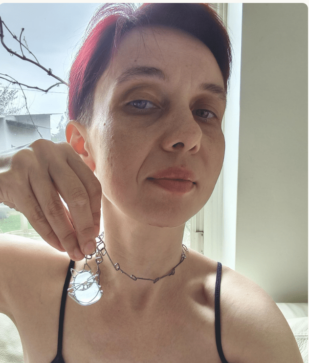 sea glass cat jewelry