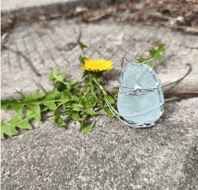 Sea glass cat miniature figurine TO ORDER, cute art home decor - Image 14