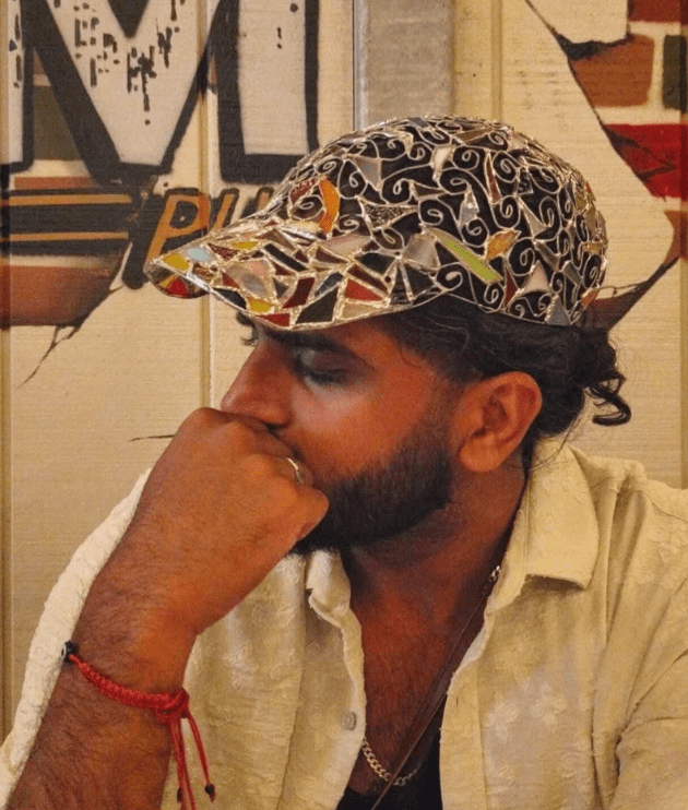Stained glass decorative hat, baseball cap - Image 9