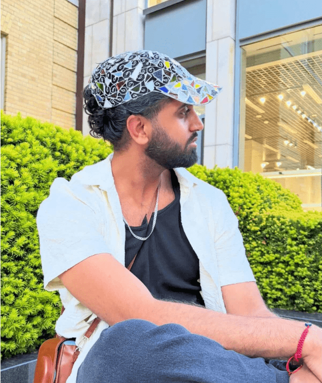 Stained glass decorative hat, baseball cap - Image 6