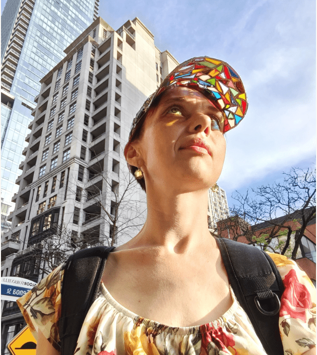 Stained glass decorative hat, baseball cap - Image 2