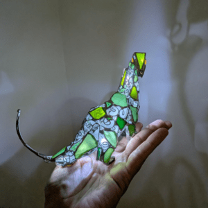 sea stained glass dino